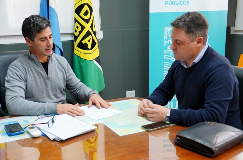 El Intendente pidió en Vialidad Provincia la repavimentación total del camino Giles-Azcuénaga-Solís
